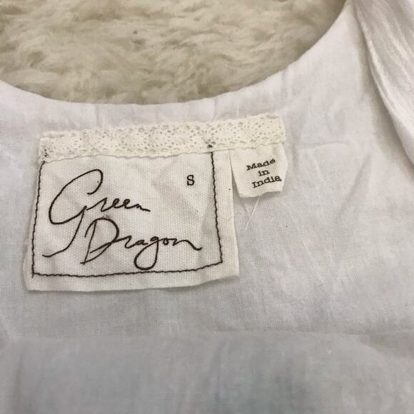 Green Dragon sheath embroidered floral dress size small NWT - Picture 6 of 7